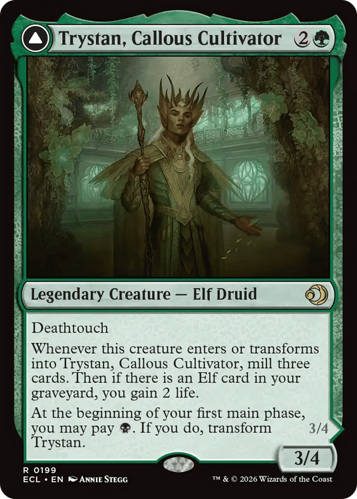 Trystan, Callous Cultivator // Trystan, Penitent Culler