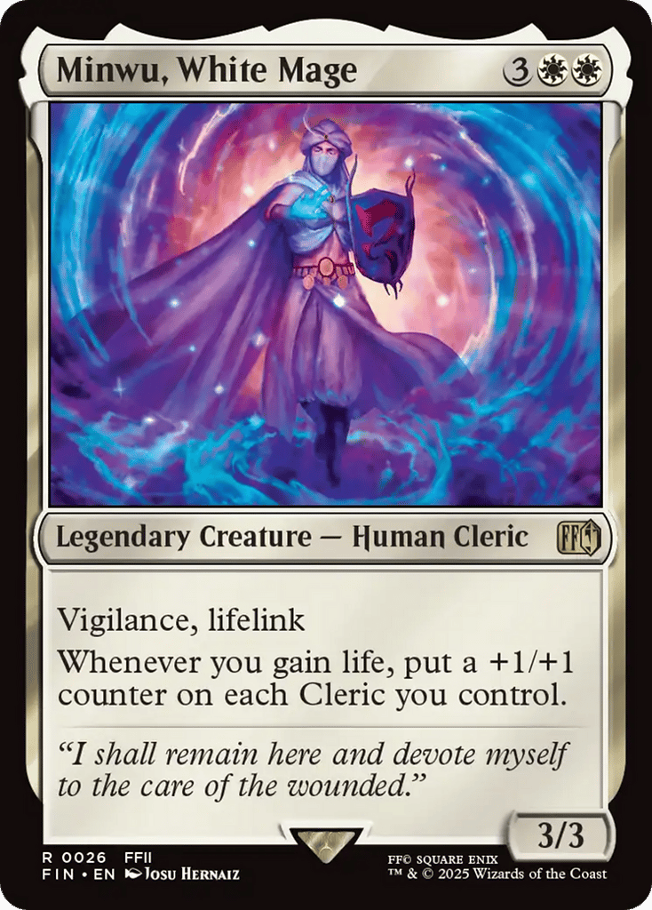 Minwu, White Mage