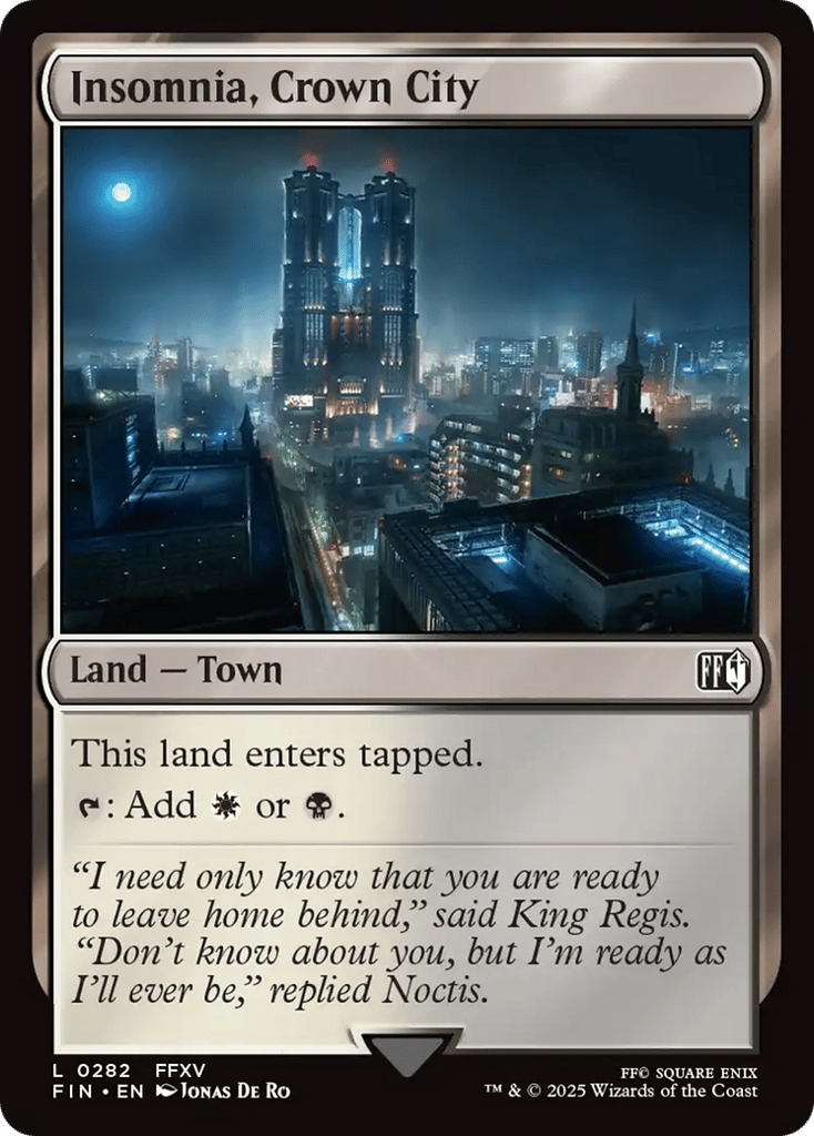 Insomnia, Crown City